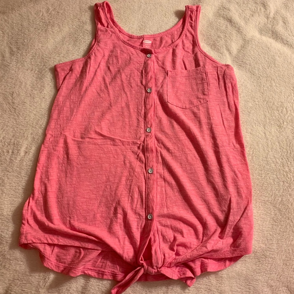 pink girls old navy tank top